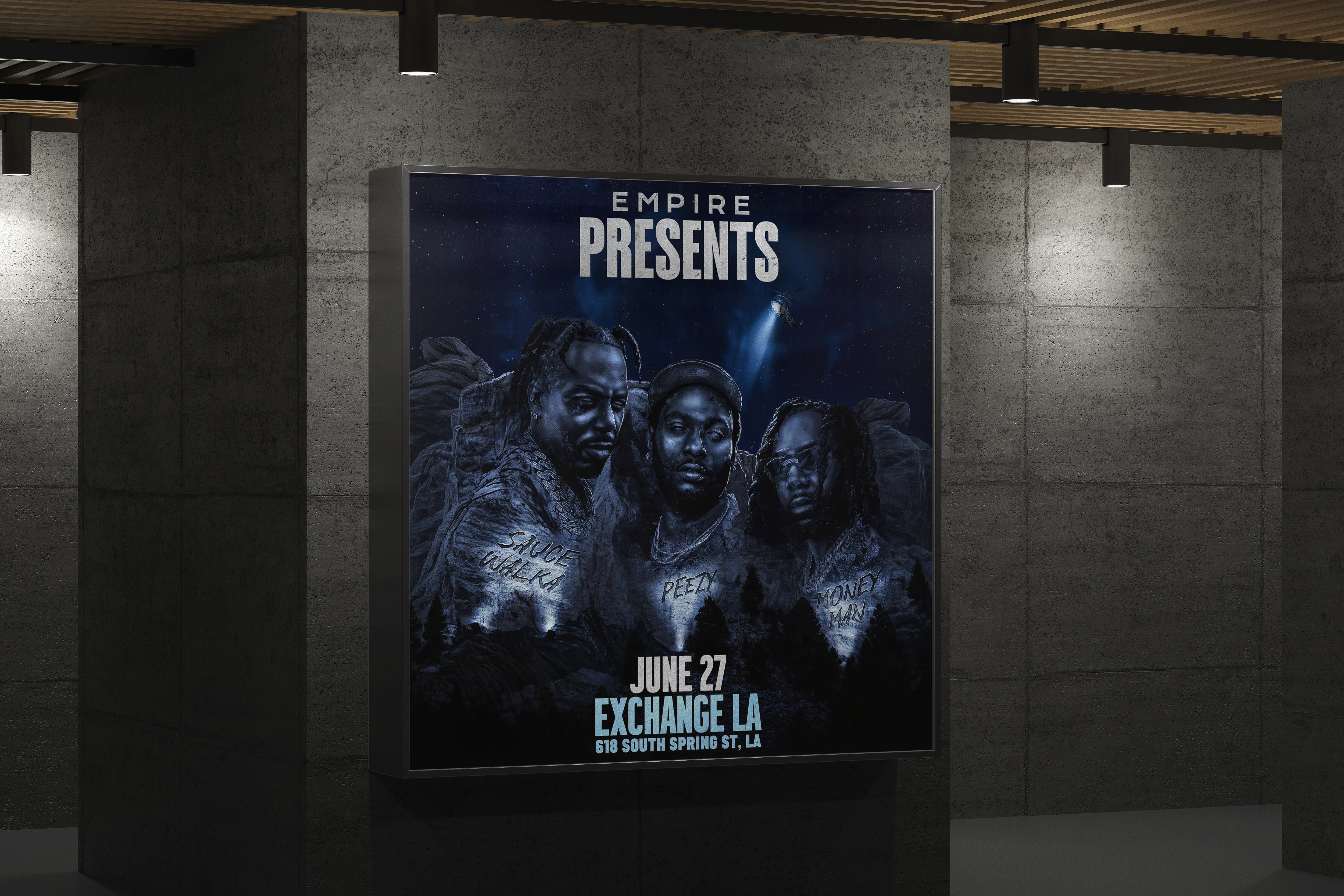 EMPIRE Concert Flyer Print Design