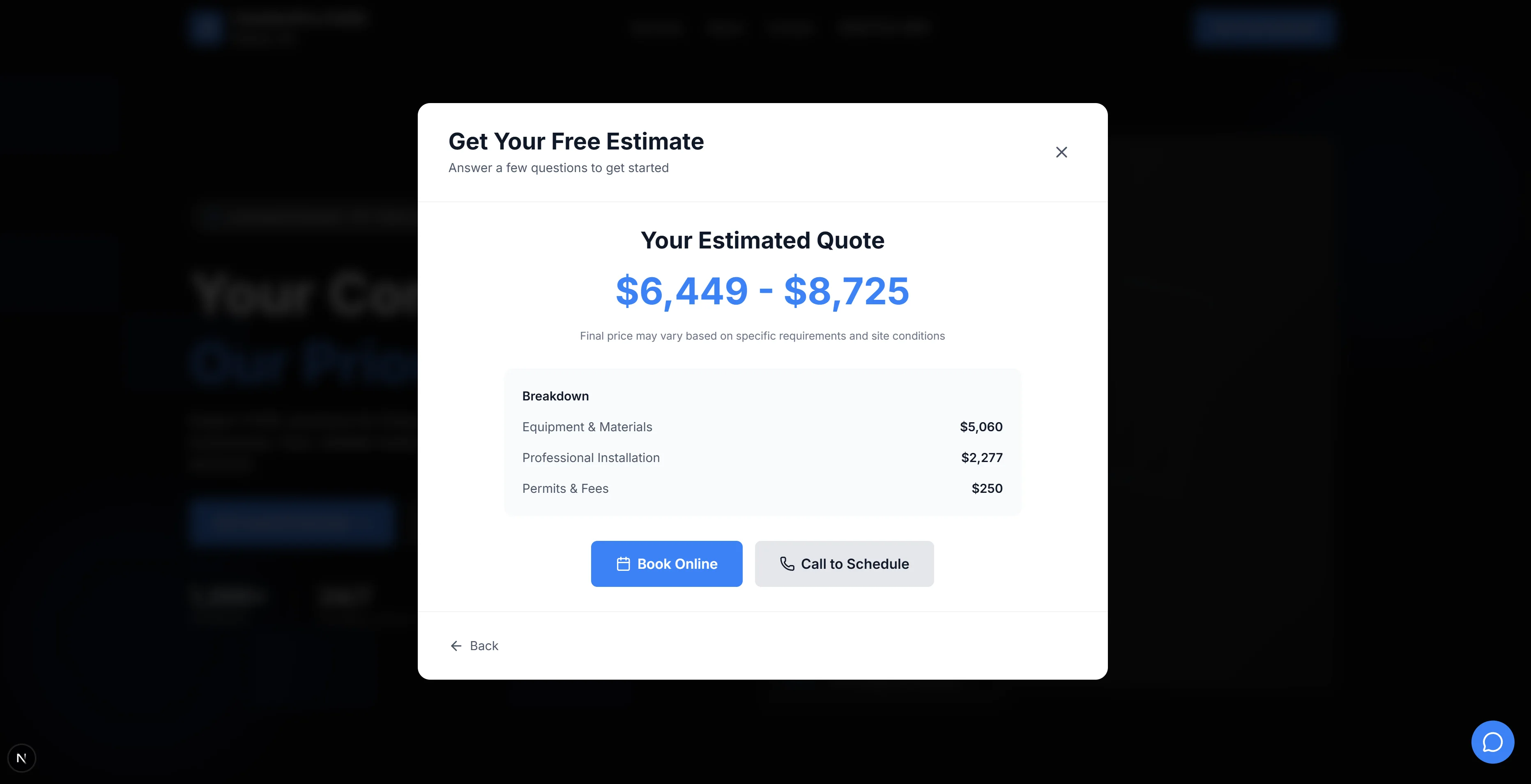HVAC Lead Capture Web Development image 2